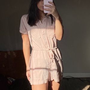 Pale Pink Romper Jumpsuit